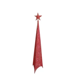 Shiny, jelka, svetlucava, crvena, 150cm