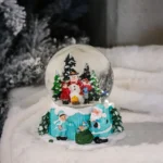 Snowy 20, novogodišnja kugla, srednja, pastel, miks - Slika 2