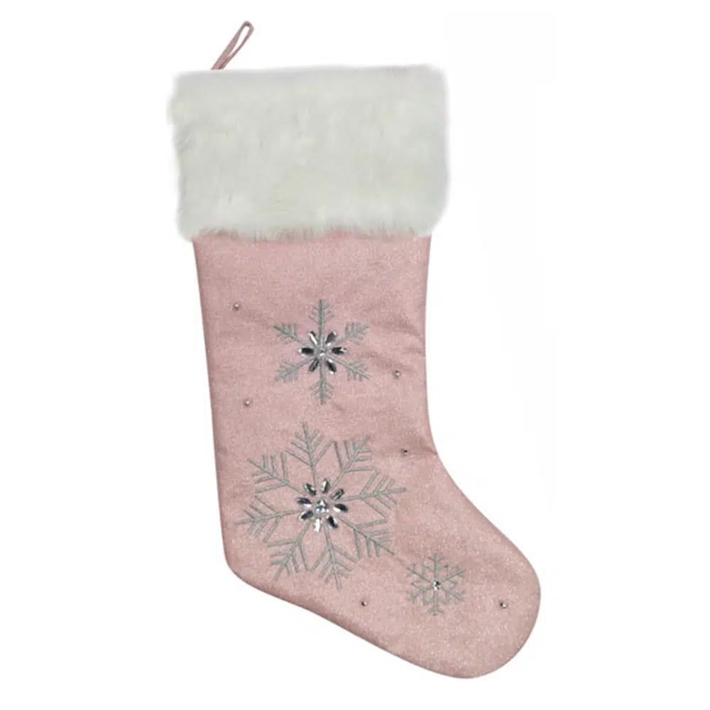 760521_001.webp Sock elegance, novogodišnja čarapa, roze, 50cm - Slika 1