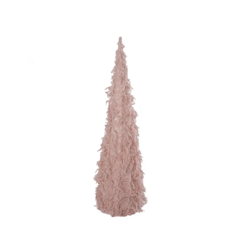 761043_001.webp Plush cone, jelka, plišana, roze, LED, 60cm - Slika 1