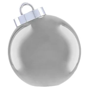 Twinkle, novogodišnja kugla, LED, srebrna, 20cm