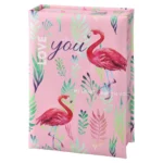 Tiffany, kutija za nakit, flamingo, roze