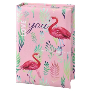 Tiffany, kutija za nakit, flamingo, roze