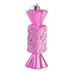 Sugared, novogodišnji ukras, bombona, roze, 8cm, 6K - Slika 2