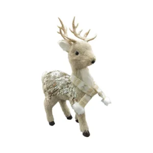 Yule, novogodišnja dekoracija, irvas, 37cm