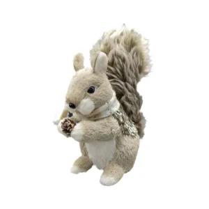 Yule, novogodišnja dekoracija, veverica, 23cm