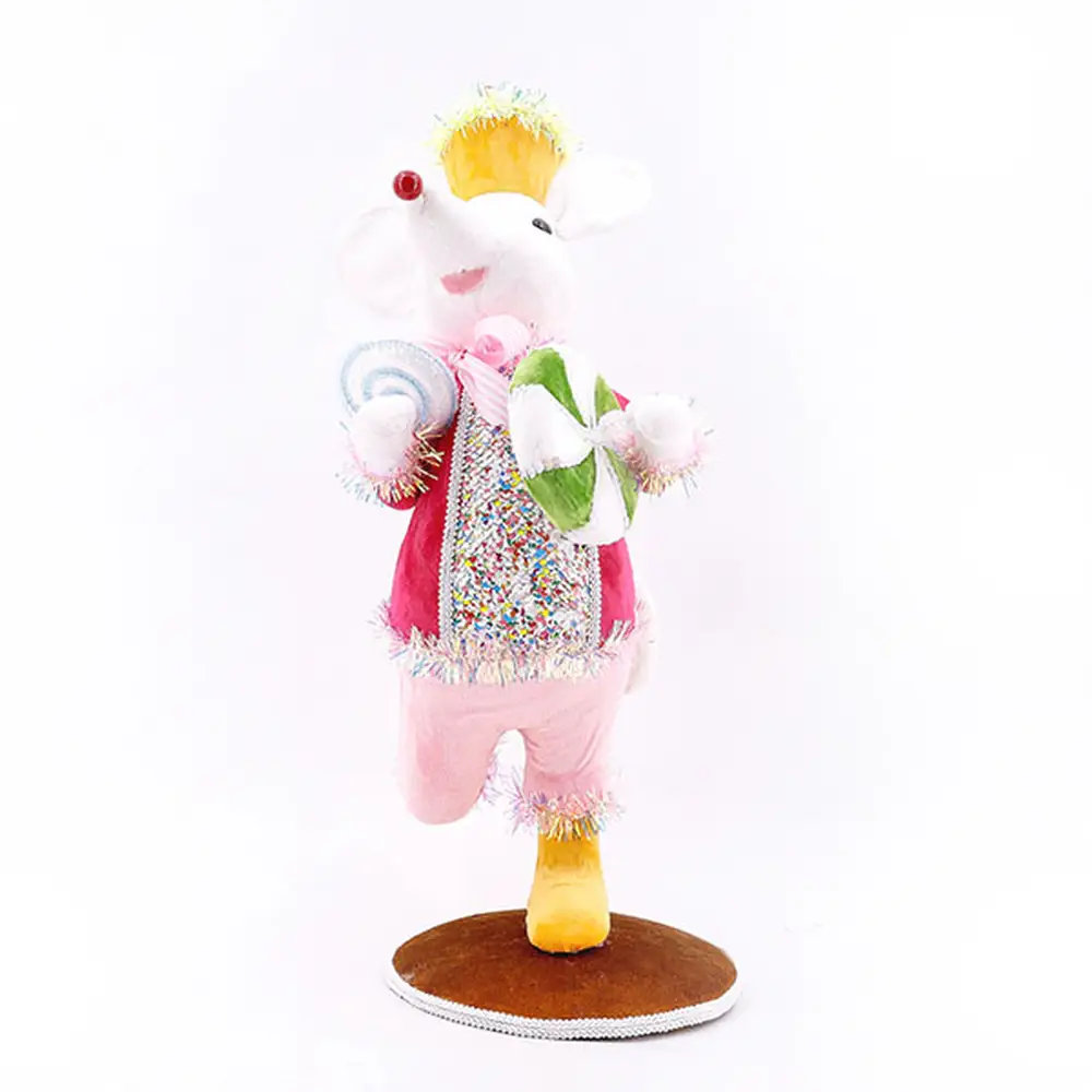 790731_001.webp Elfie, novogodišnja dekoracija, miš, 55cm - Slika 1