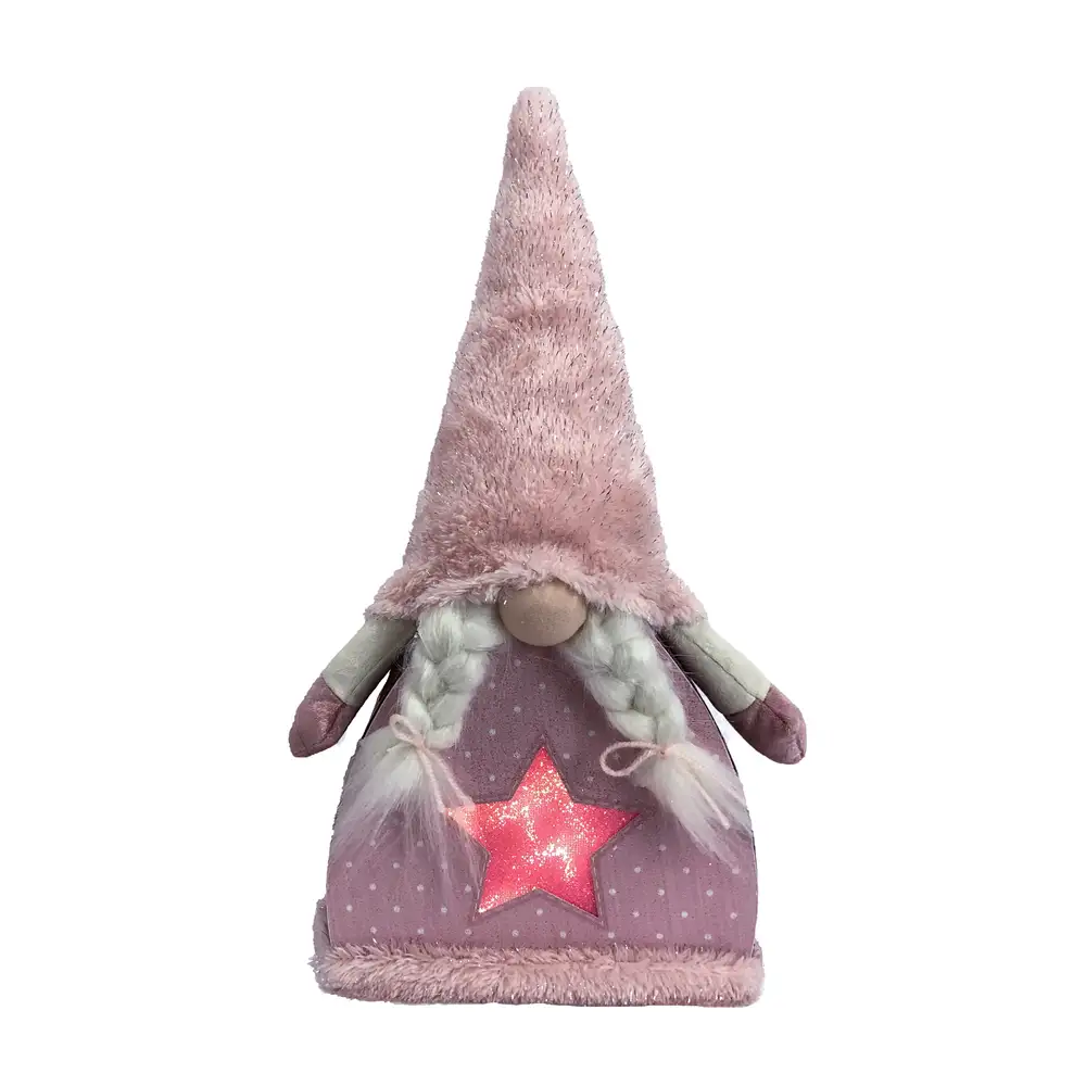 795024_001.webp Charmed, novogodišnja dekoracija, patuljak, devojčica, 41cm - Slika 1