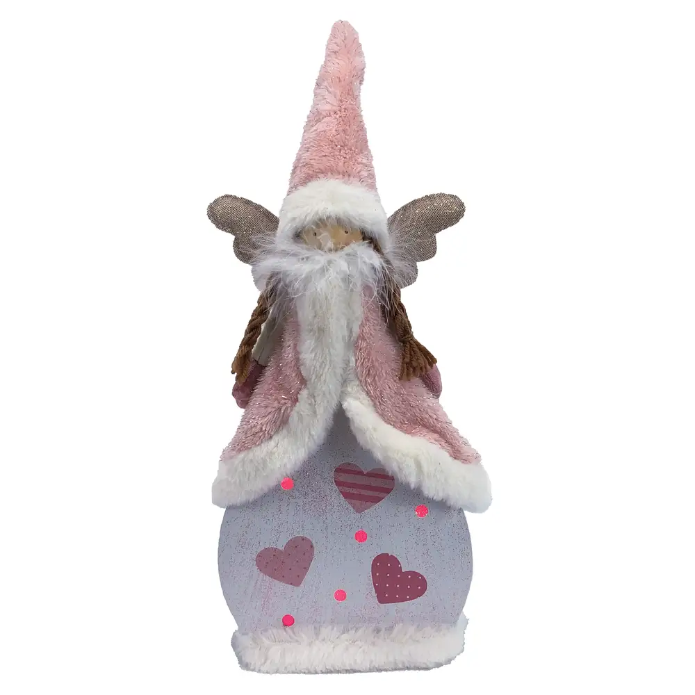 795026_001.webp Charmed, novogodišnja dekoracija, vila, roze, 40cm - Slika 1