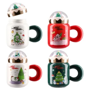 Josie, šolja, keramička, sa poklopcem, Snow Globe