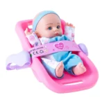 Boneca, lutka, beba sa nosiljkom, 23cm, HX389-1, Lunabebe, miks - Slika 2