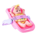Boneca, lutka, beba sa nosiljkom, 23cm, HX389-1, Lunabebe, miks - Slika 4