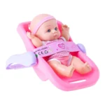 Boneca, lutka, beba sa nosiljkom, 23cm, HX389-1, Lunabebe, miks - Slika 5