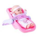 Boneca, lutka, beba sa nosiljkom, 23cm, HX389-1, Lunabebe, miks - Slika 6