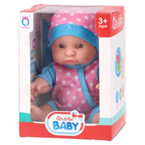 Boneca, lutka set, beba, 25cm, QH6013-2, miks