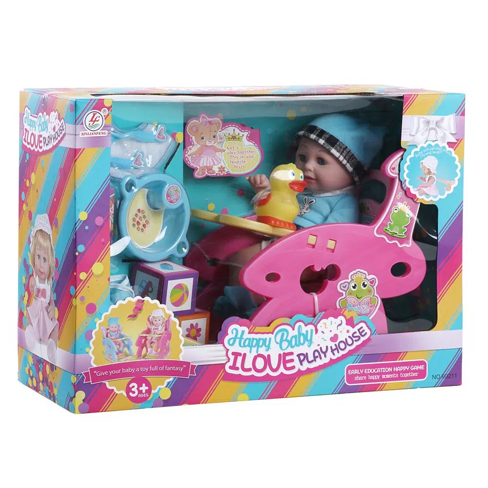 858079_001.webp Boneca, lutka set, 30cm, 60211, Happy Baby - Slika 1