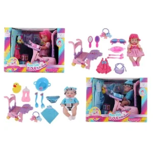 Boneca, lutka set, 30cm, 60210, Happy Baby, miks