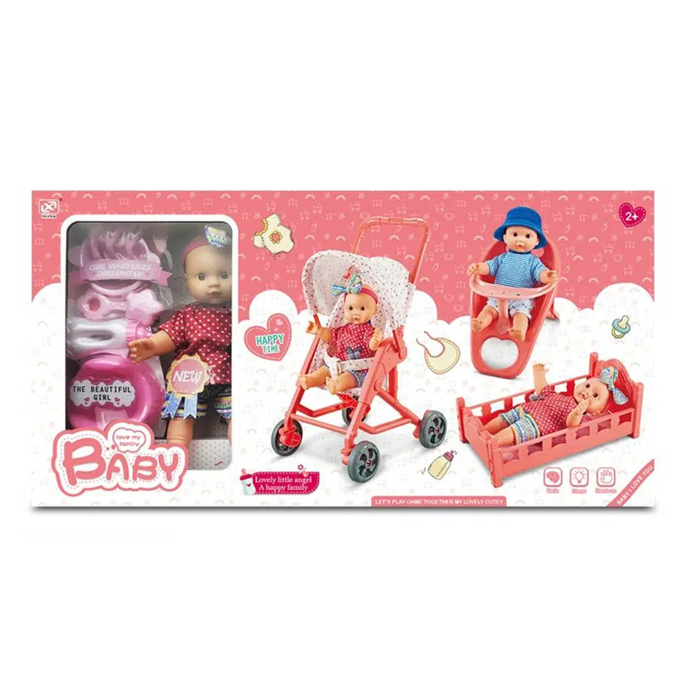 858128_001.webp Boneca, lutka set, beba, 30cm, 036 - Slika 1