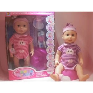 Boneca, lutka set, beba, 45cm, 370, miks