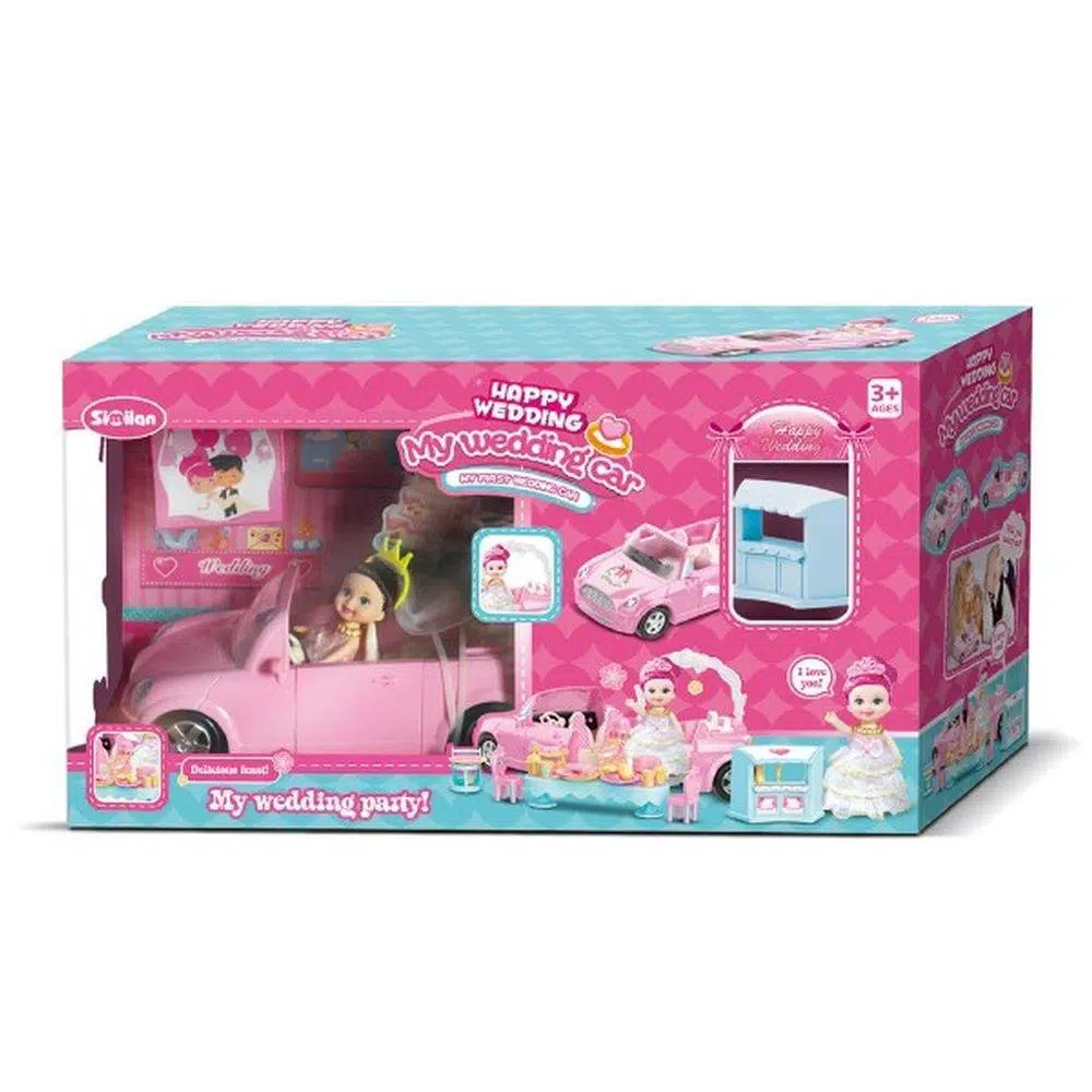 858136_001.webp Boneca, lutka set, svadbeni auto, Happy wedding - Slika 1