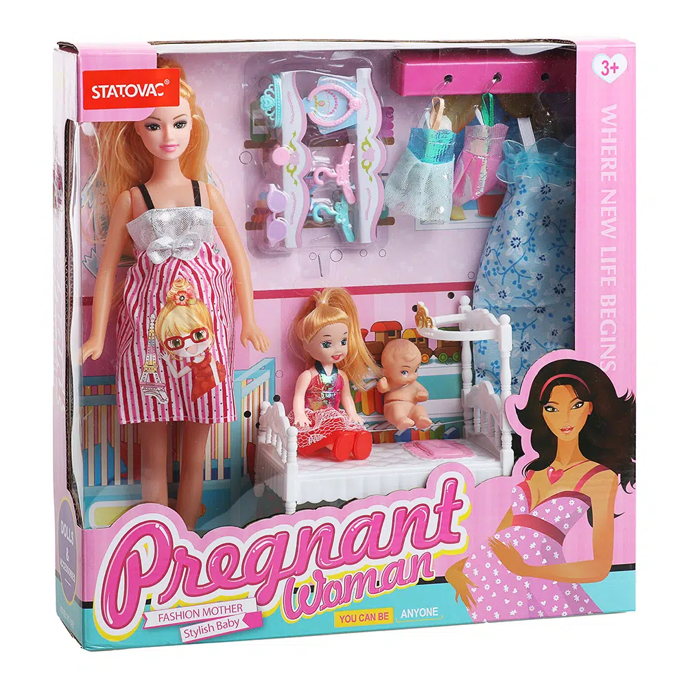 858167_001.webp Boneca, lutka, 165, Pregnant woman - Slika 1