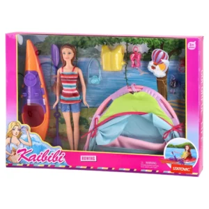 Boneca, lutka set, kampovanje