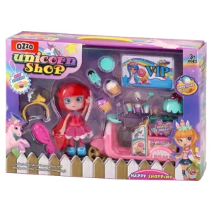 Unicorn shop,lutka, set  lutkica i skuter