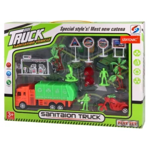 Sanitation truck, igračka, kamion đubretarac, set