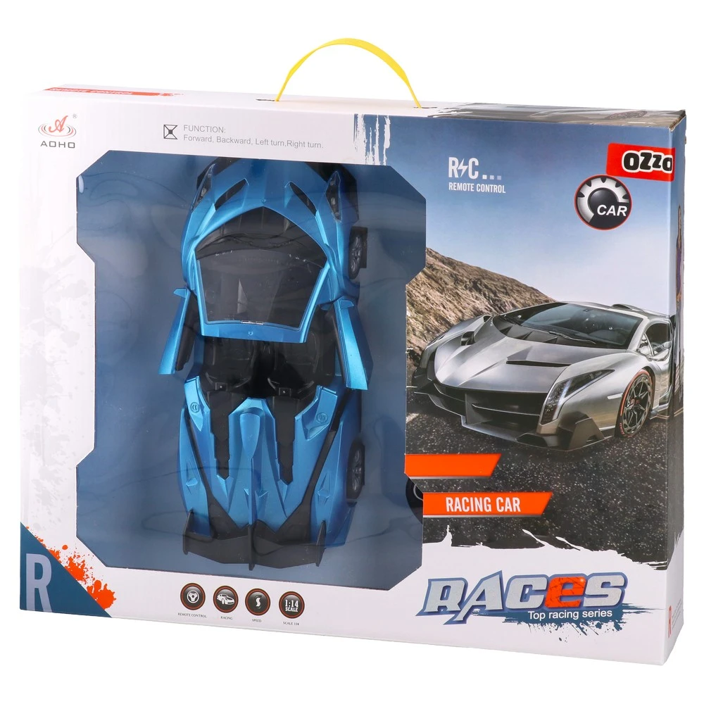 862321_001.webp AD HD, igračka, automobil na daljinsko upravljanje, 1:14, plavi - Slika 1
