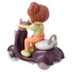 Cartoon mini, igračka, devojčica na skuteru, 709 - Slika 3