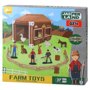 Jasperland, igračka, set farma, 37 delova