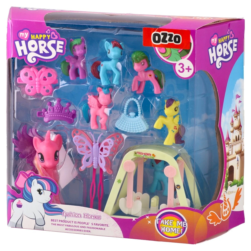 867197_001.webp Fun horse, set figura, poniji sa krilima, ljuljaška - Slika 1