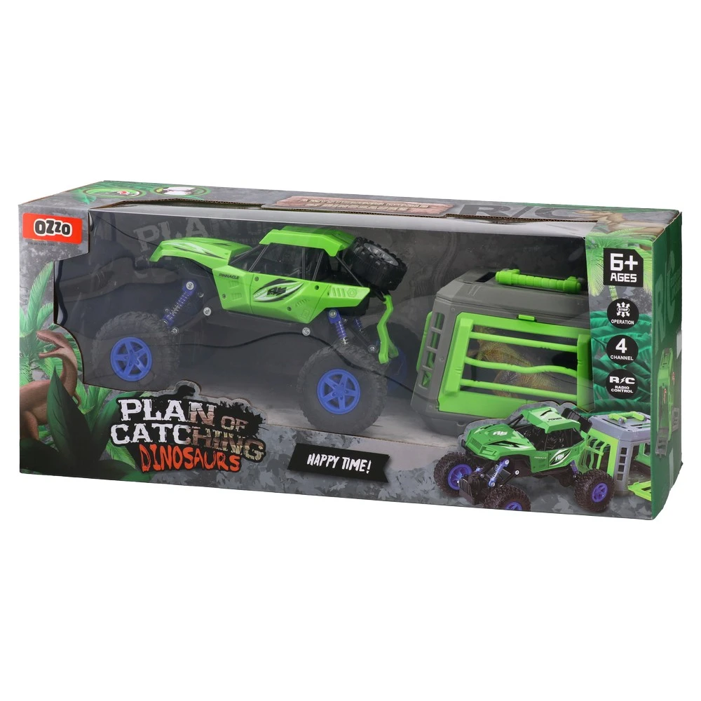867323_001.webp PCD, set figura, dinosaurus u kavezu sa džipom, 16cm - Slika 1