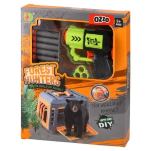 Forest hunters, figura, tigar u kavezu, set za lov
