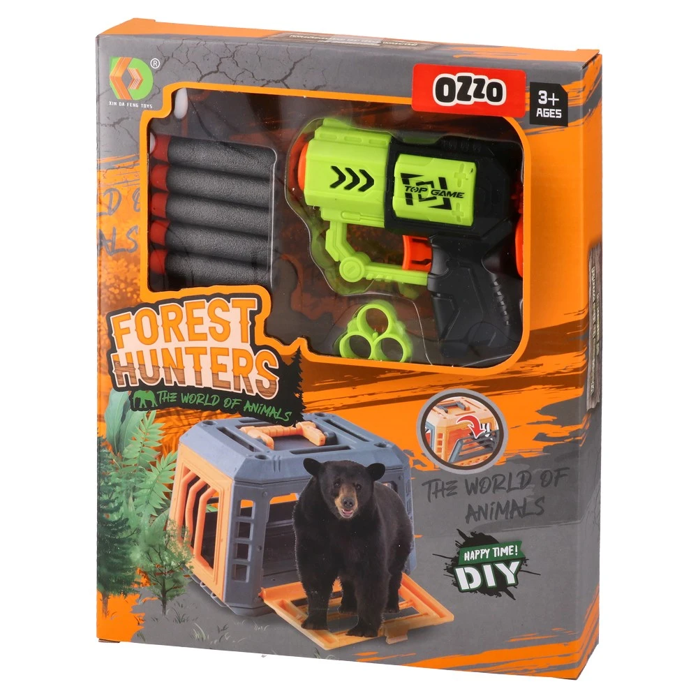 867343_001.webp Forest hunters, figura, tigar u kavezu, set za lov - Slika 1