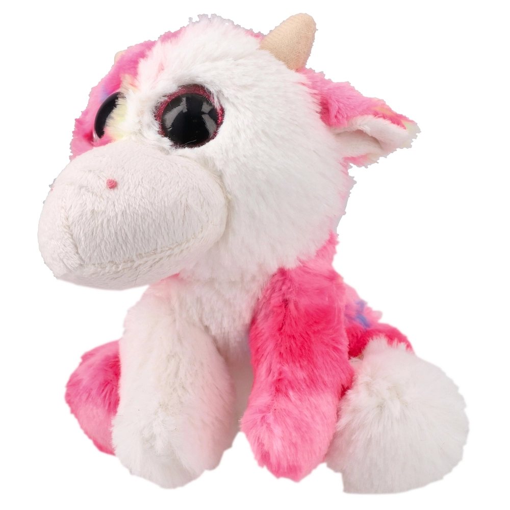 879146_001.webp Plush Daisy, plišana igračka, krava, roze, 15cm - Slika 1