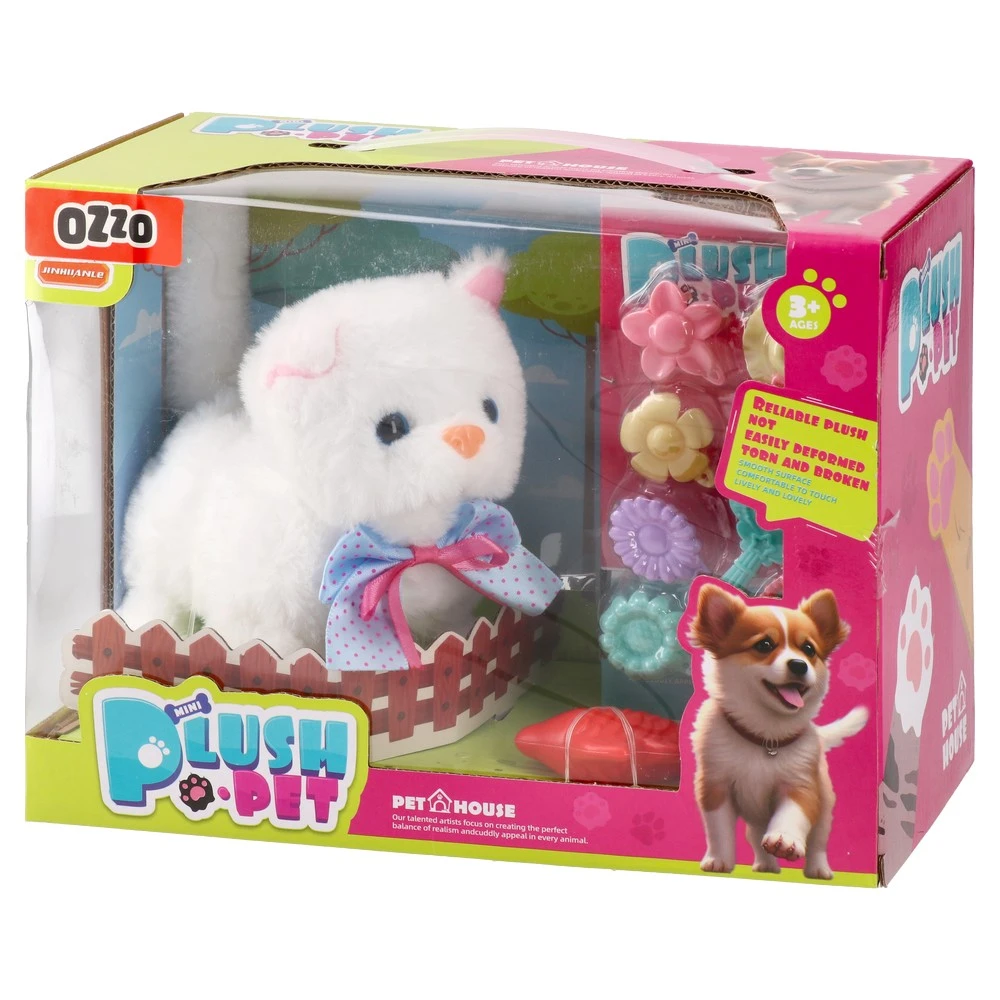 879221_001.webp Pet Shop, plišana igračka sa zvukom, pas, beli - Slika 1