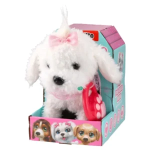 Smart electro dog, plišana igračka sa zvukom, maltezer