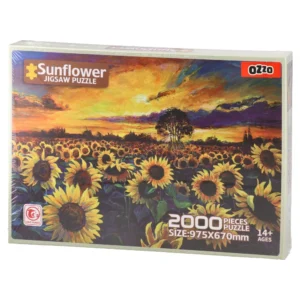 Highsun, slagalica, suncokreti, 2000 delova
