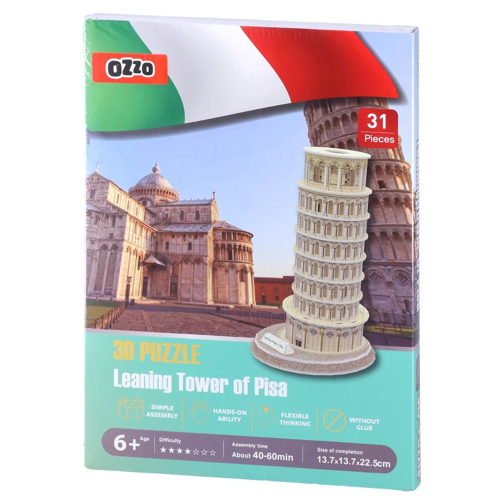 882420_001.webp 3D Puzzle, 3D slagalica,Krivi toranj u Pizi, 31k - Slika 1