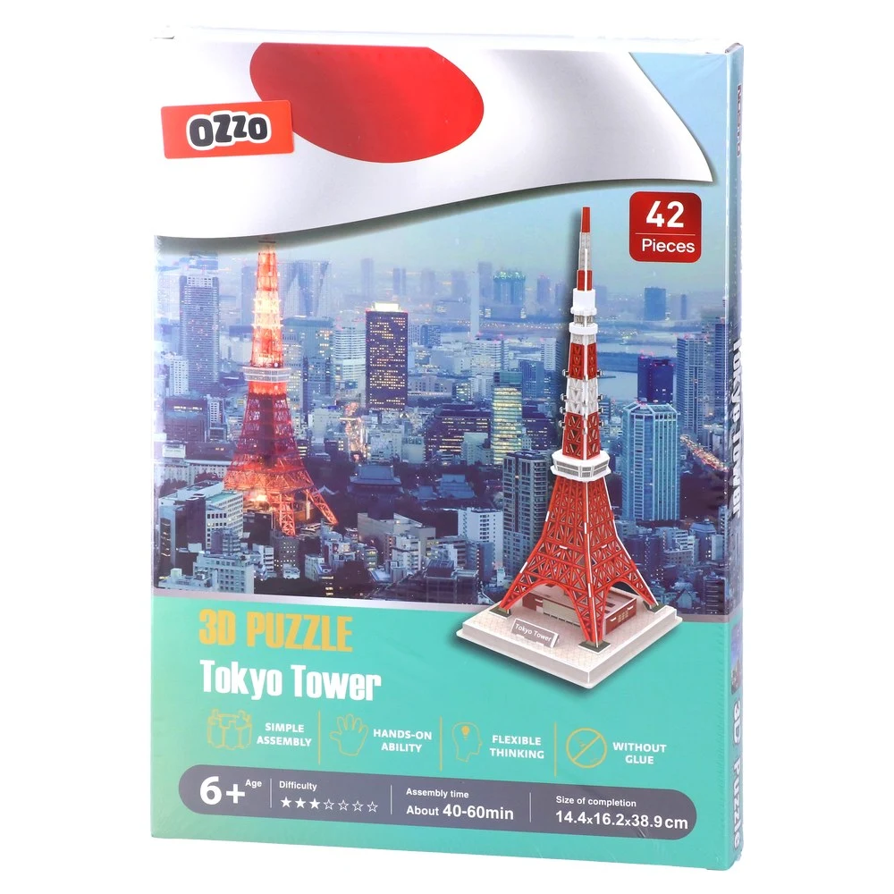 882422_001.webp 3D Puzzle, 3D slagalica, Tokijski toranj, 42k - Slika 1