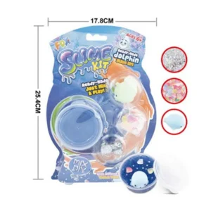 Slime kit, gumena igračka, dolphin