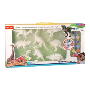 Painted animals, set za bojenje, dinosaurus