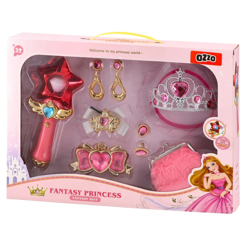 885220_001.webp Fantasy princess, set sa krunom, veliki, miks - Slika 1