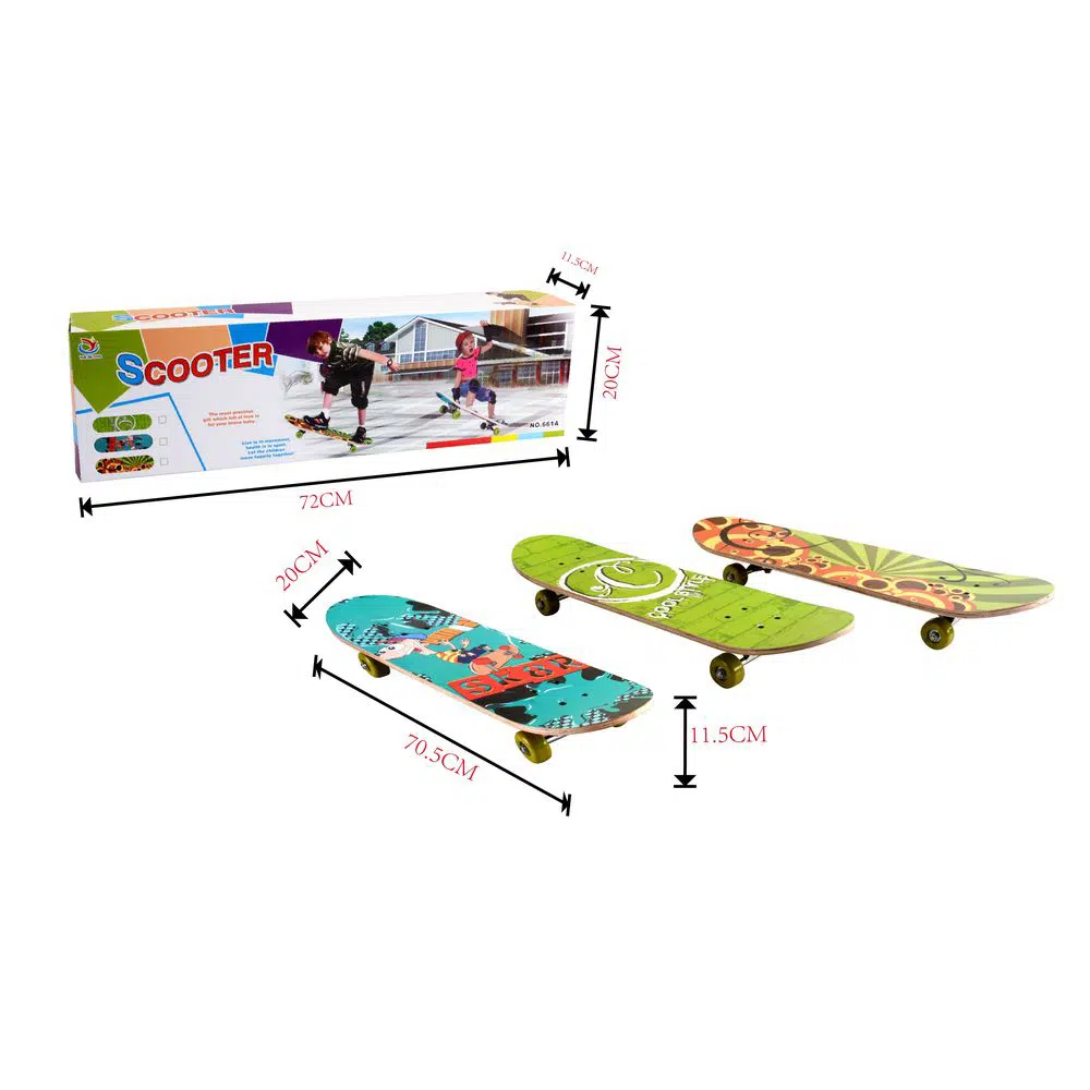 891046_001.webp Slam, dečiji skejtbord, 70,5 cm, miks - Slika 1