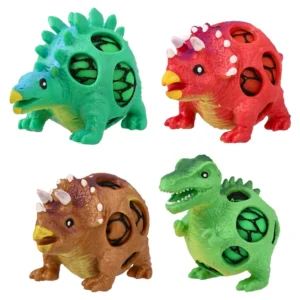 Squeezy dino, gumena igračka, T-rex, miks