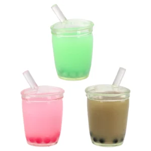 Squeezy food, gumena igračka, bubble tea u čaši, miks