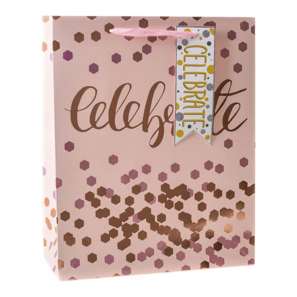 B2C00187_001.webp Premia, ukrasna kesa, Celebrate, konfete, L - Slika 1