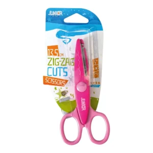 Zig-zag cuts, školske makaze zig-zag, blister, 13.5cm