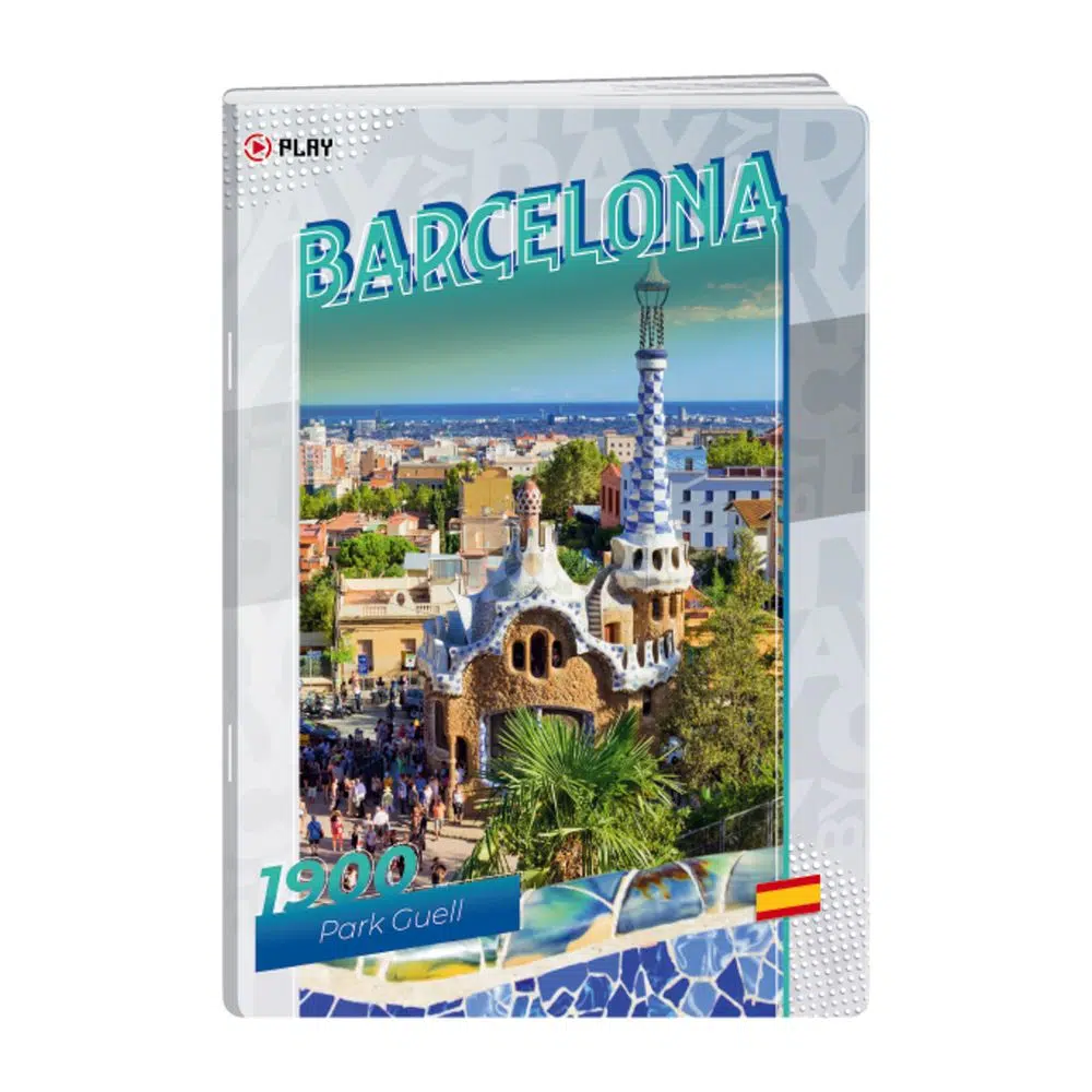 B2C00709_001.webp Premium 60, sveska sa UV lakom, A4, blanko, 60 lista, City by day - Slika 1